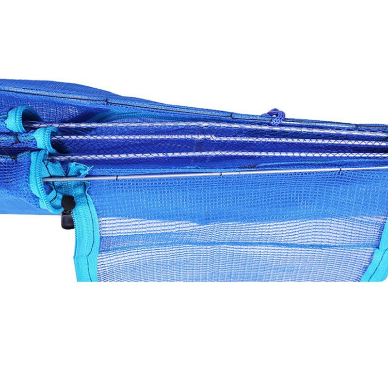 1 vnt. sulankstomas žvejybos tinklas kelių sluoksnių džiovinimo tinklelis.