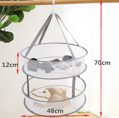 3 spalvų korio džiovinimo tinklelis Sulankstomi drabužiai Džiovinimo tinkleliai Kojinės Liemenėlės krepšelis 1 vnt. Daugiafunkciniai žaislai Megztinių laikymo tinklelis