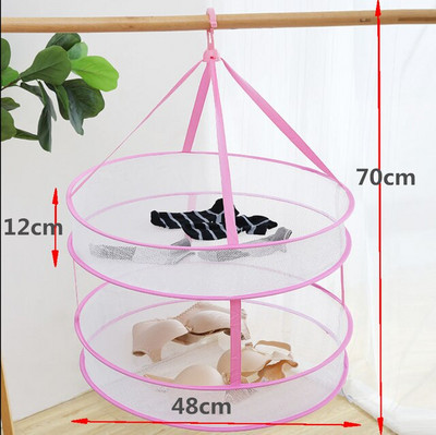 3 spalvų korio džiovinimo tinklelis Sulankstomi drabužiai Džiovinimo tinkleliai Kojinės Liemenėlės krepšelis 1 vnt. Daugiafunkciniai žaislai Megztinių laikymo tinklelis