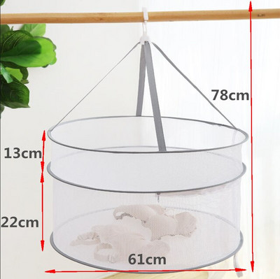 3 spalvų korio džiovinimo tinklelis Sulankstomi drabužiai Džiovinimo tinkleliai Kojinės Liemenėlės krepšelis 1 vnt. Daugiafunkciniai žaislai Megztinių laikymo tinklelis