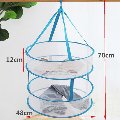 3 spalvų korio džiovinimo tinklelis Sulankstomi drabužiai Džiovinimo tinkleliai Kojinės Liemenėlės krepšelis 1 vnt. Daugiafunkciniai žaislai Megztinių laikymo tinklelis
