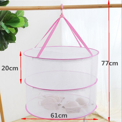 3 spalvų korio džiovinimo tinklelis Sulankstomi drabužiai Džiovinimo tinkleliai Kojinės Liemenėlės krepšelis 1 vnt. Daugiafunkciniai žaislai Megztinių laikymo tinklelis