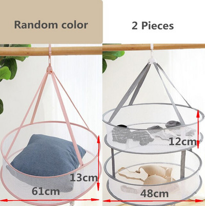 3 spalvų korio džiovinimo tinklelis Sulankstomi drabužiai Džiovinimo tinkleliai Kojinės Liemenėlės krepšelis 1 vnt. Daugiafunkciniai žaislai Megztinių laikymo tinklelis