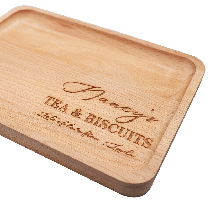 Rustikalni pladanj za posluživanje Gravirani drveni pladanj za posluživanje Personalizirani pladnjevi za posluživanje i pladnjevi Prilagođeni pladnjevi za svadbenu hranu