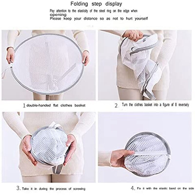 Dvoslojna prozračna košara za odjeću, mreža za sušenje, čarape za sušenje, umjetna odjeća, popločani džepovi s mrežom za kućanstvo, vješalice