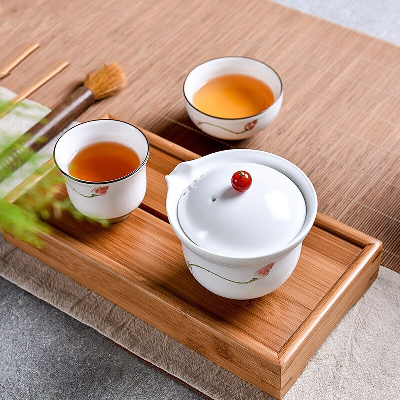 Egyszerű víztároló mini vizes teatálca otthoni szabadidős teáskészlet