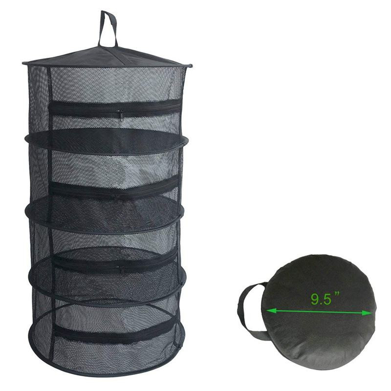 Žolelių džiovinimo tinklelis su užtrauktukais Žolelių džiovintuvo tinklinis padėklas Džiovinimo stovas Gėlių pumpurai