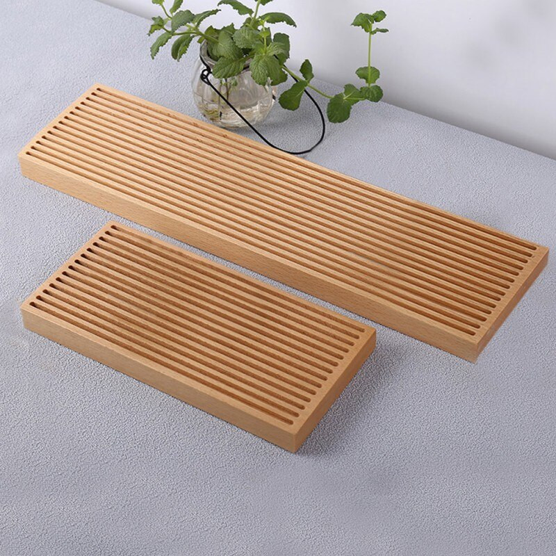 Tömör fa teatálca faragott rönk víztároló teásasztal deszka Modern egyszerű kávétál a hotel otthoni tálalójához