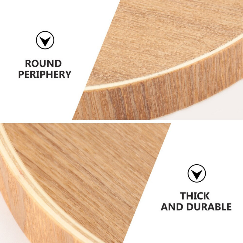 1 tk praktiline puidust puuviljavaagen täispuidust prooviga ümmargune teelaua puuviljade magustoidualus suupistete jaoks