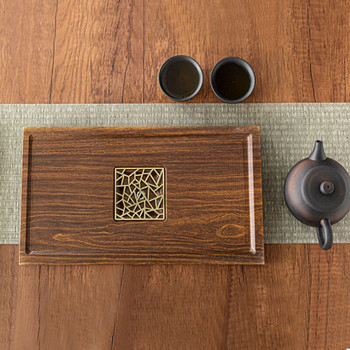 Бамбукова тава за чай Pu\'er Tea Tea Board 1PC Съхранение на дренажна вода Kung Fu Tea Set Чаена маса Китайска чайна дъска за церемония Инструмент