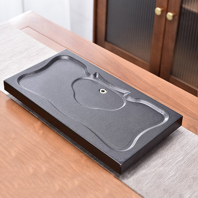 Bambuko arbatos padėklas Pu`er arbatos arbatos lenta 1 vnt Drenažo vandens laikymo priemonė Kung Fu arbatos rinkinys Arbatos stalas Kinų arbatos kambario lentos ceremonijos įrankis