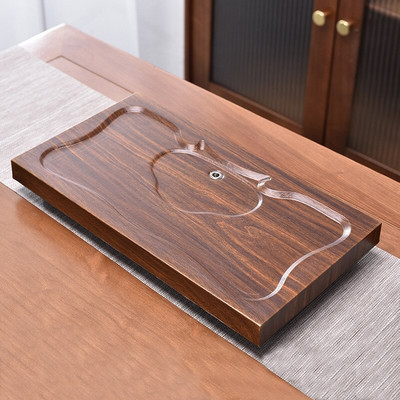 Bambuko arbatos padėklas Pu`er arbatos arbatos lenta 1 vnt Drenažo vandens laikymo priemonė Kung Fu arbatos rinkinys Arbatos stalas Kinų arbatos kambario lentos ceremonijos įrankis