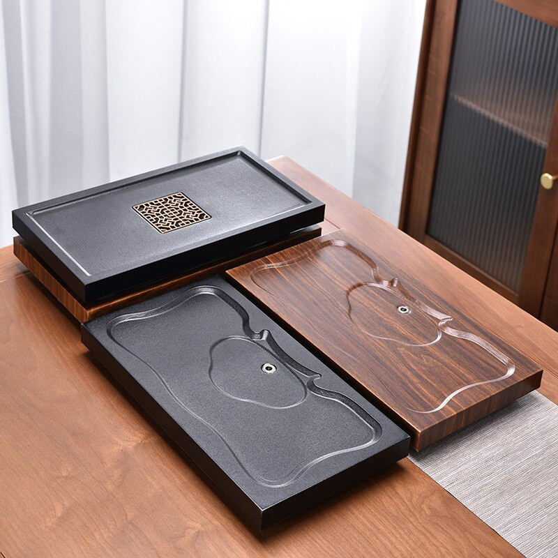Bambuko arbatos padėklas Pu`er arbatos arbatos lenta 1 vnt Drenažo vandens laikymo priemonė Kung Fu arbatos rinkinys Arbatos stalas Kinų arbatos kambario lentos ceremonijos įrankis