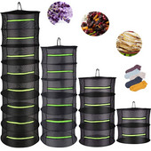 Rétegek szárítóháló gyógynövényekhez Függő kosár Összehajtható szárítóállvány Gyógynövény szárítóháló szárítótáska háló virágokhoz Rügyek Növényrendező