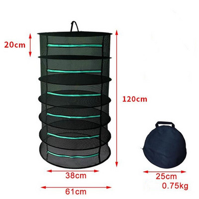 Sluoksniai Žolelių džiovinimo tinklelis Pakabinamas krepšelis Sulankstomas sausas stovas Žolelių džiovinimo tinklas Džiovinimo maišelis Tinklelis gėlėms pumpurams Augalams Organizatorius