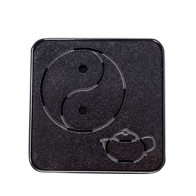 Dohányzóasztal egyszerű száraz teatálca Melamin bambusz vízelvezető tálca Utazó teástálca tálca Teaceremónia Kínai Kung Fu teaset