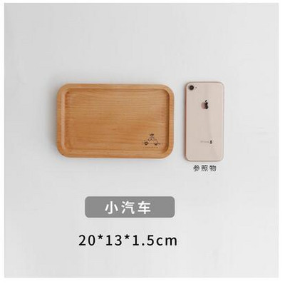 Jednostavnost Drveni pladanj Dječji nerazdijeljeni tanjur Pravokutni pladanj za doručak Čajni tanjur Restoran Drveni pribor