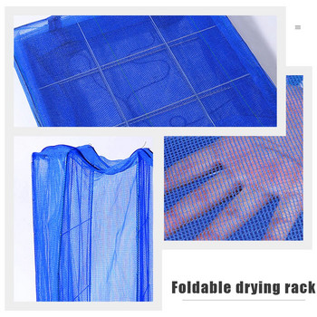Net Rack Dryer Drying Hangingdry Folding Fish Crawfish 3 Layer Multi Collapsible Hydroponic Dishes Mesh Clothes layers