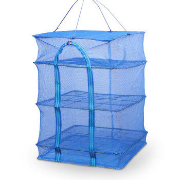 Net Rack Dryer Drying Hangingdry Folding Fish Crawfish 3 Layer Multi Collapsible Hydroponic Dishes Mesh Clothes layers