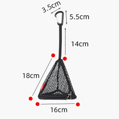 4 rétegű szárítás Horgászháló Függő kosár Összehajtható zöldséges halételek Szárító állványtáska Hálós ketrec Virágok Rügyek Növények Szervező