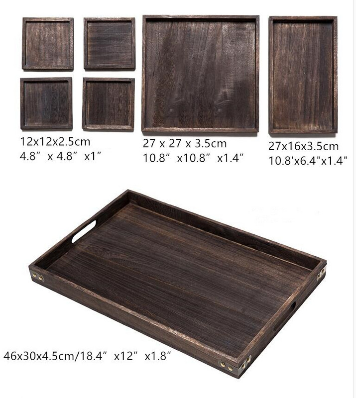 7vnt/rinkinys tradicinis degintas paulownia medžio masyvo arbatos rinkinys mažas padėklas Arbatos rinkinys arbatos rinkinys mažas arbatos padėklas Buitiniai arbatos rinkinio priedai