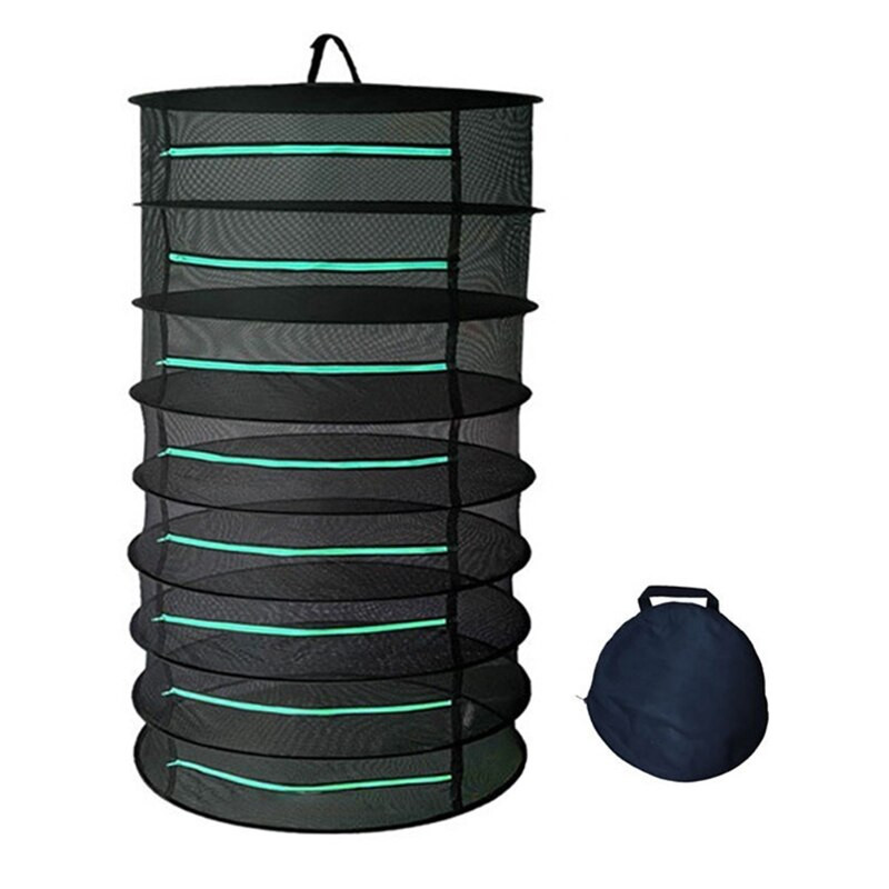 Višeslojna viseća stalak za sušenje bilja Ribarska mreža s patentnim zatvaračem Sušilica za bilje Mrežasta vješalica za sadnju cvjetnih pupoljaka