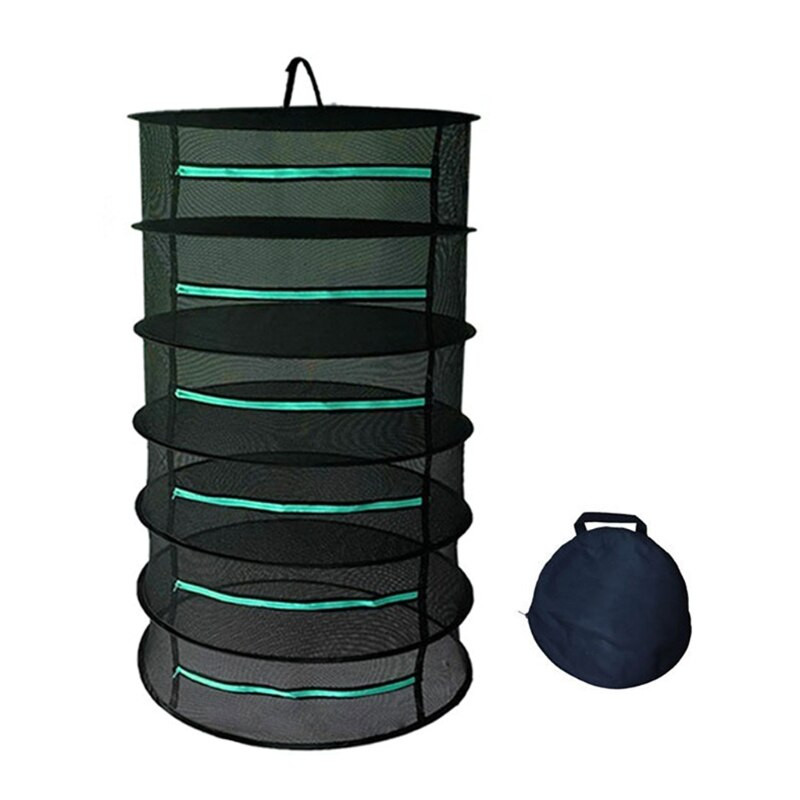 Višeslojna viseća stalak za sušenje bilja Ribarska mreža s patentnim zatvaračem Sušilica za bilje Mrežasta vješalica za sadnju cvjetnih pupoljaka