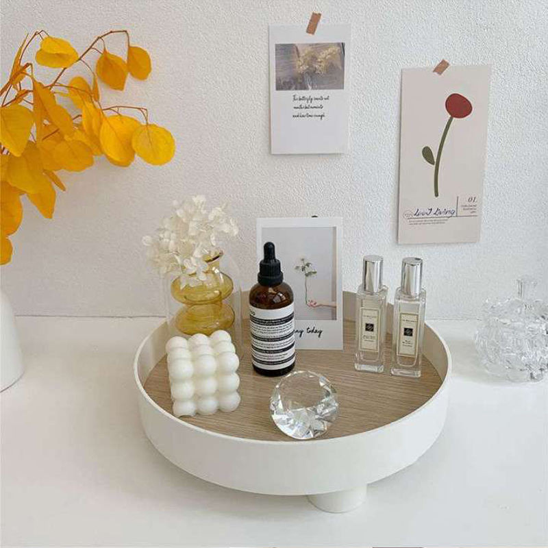Jednoduchý úložný podnos na umenie, domáci podnos na ovocie, stolný podnos, obývačka, aromaterapia, úložný podnos na kozmetiku