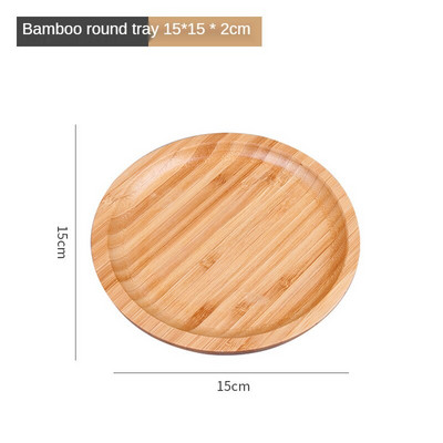 Nový bambusový podnos pre domácnosť, reštaurácia, čajový set, hotelový obdĺžnikový podnos na občerstvenie, jednoduchý japonský bambusový podnos na ovocie