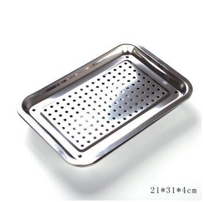 Tavă de ceai din oțel inoxidabil Drenaj de stocare a apei Kung Fu Tavă de ceai Sertar pentru cameră de ceai Masă instrumente chinezești pentru ceremonia de ceai