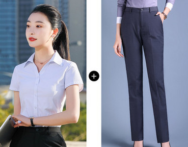 Elegantiškas dviejų dalių moteriškas kostiumas