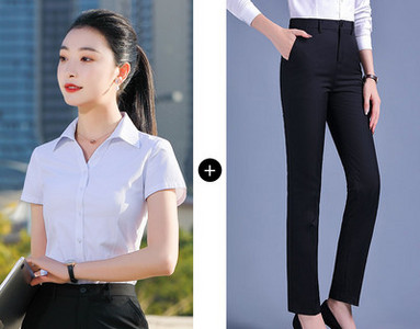 Elegantiškas dviejų dalių moteriškas kostiumas