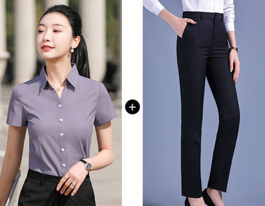 Elegantiškas dviejų dalių moteriškas kostiumas