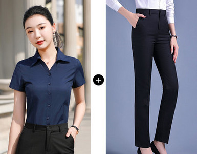 Elegantiškas dviejų dalių moteriškas kostiumas