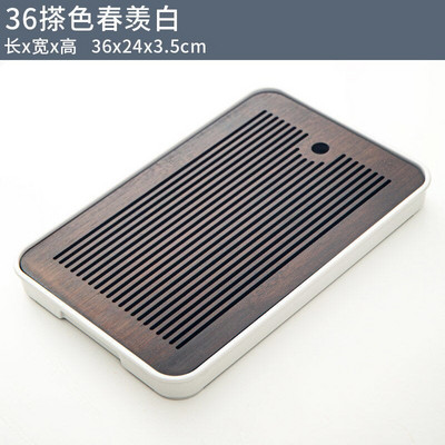 Bambuko arbatos padėklas Namų svetainė Svetainės laikymas Japoniški stačiakampiai arbatos indai