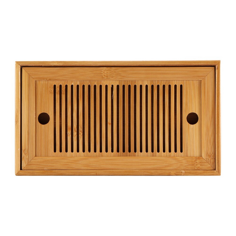 Posude za čaj od bambusa Posluživanje kineskog čaja Kung Fu Posude za čaj Ekološki prihvatljive i visokokvalitetne posude za pohranu vode na stolu Suhi stol s mjehurićima