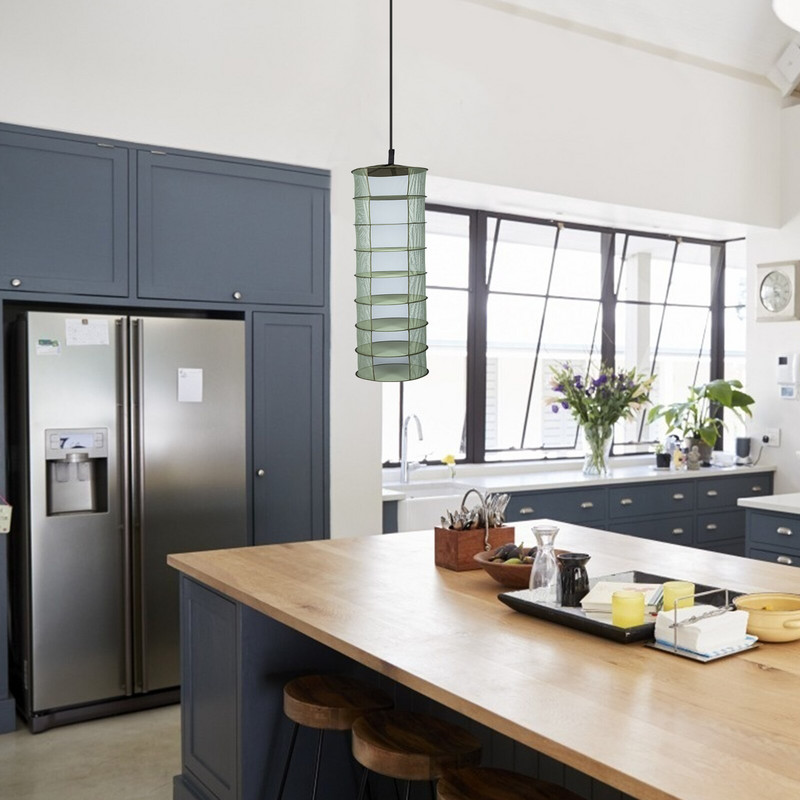 Džiovinimo tinklelis Pakabinamas džiovyklos krepšelis Sulankstomas skalbiniai Sulankstomi drabužiai Tinklai Sausi kabykla Krepšys Rackshamper Sulankstomas žuvis