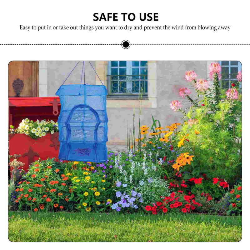 Džiovinimo lentynos tinklelis Pakabinamas džiovintuvas tinklelis Dry Forfish pumpurų lentynos Gėlių krepšelis Palapinės Palapinės Sulankstomas indas Sulankstomas daržovių narvas krepšys Veggie