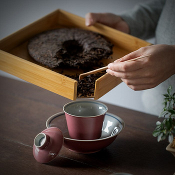 Bamboo Pu\'er Tea Box Praying Tea Tray Tea Set Tea Needle Tea Cone Tea Cake Sub Tray Tea Ceremony Аксесоари Оценка Инструменти за чай
