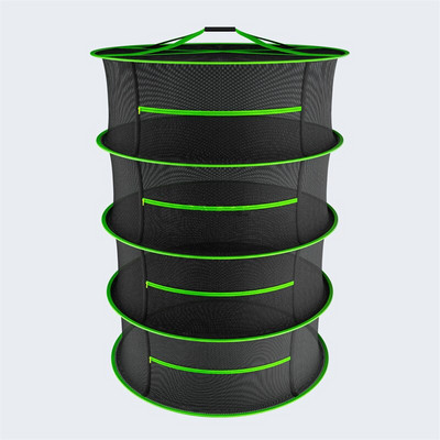 Сгъваема риболовна мрежа за сушене на билки с ципове Сушилня Мрежеста тава Поставка за сушене Цветя Закачалка Мрежа за риба Аксесоар инструмент