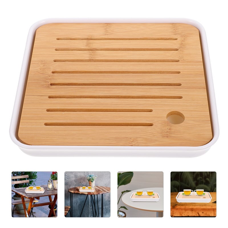 Arbatos padėklas stalo serviravimas kinų gonfu medinės kungfu dėžutės japoniškos talpyklos saugykla Vandens vakarėlis Kung Fu lėkštės kanalizacija