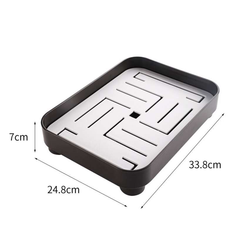 Minimalizmus és modern teástálca dekoráció fekete-fehér skandináv stílusú teástálca készlet Többfunkciós négyzet alakú tárolótálca 2022