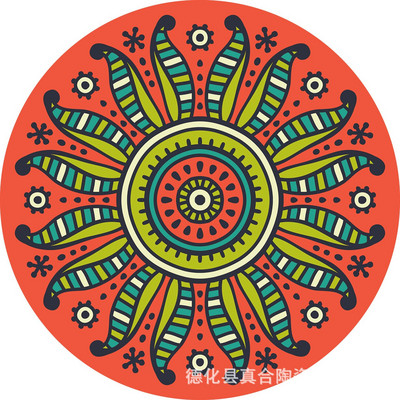 Novi podmetač za čaše 2022. Keramički upijajući kružni uzorak Toplinska izolacija Podmetač Vjenčani dar Za mapiranje Prilagođeno Jednostavno