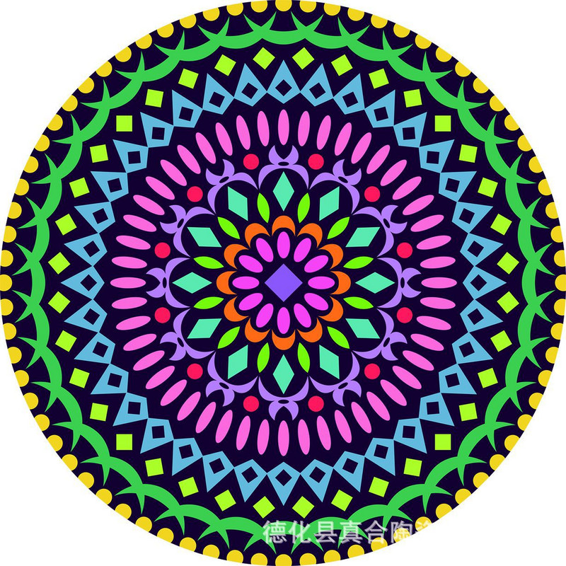 Novi podmetač za čaše 2022. Keramički upijajući kružni uzorak Toplinska izolacija Podmetač Vjenčani dar Za mapiranje Prilagođeno Jednostavno