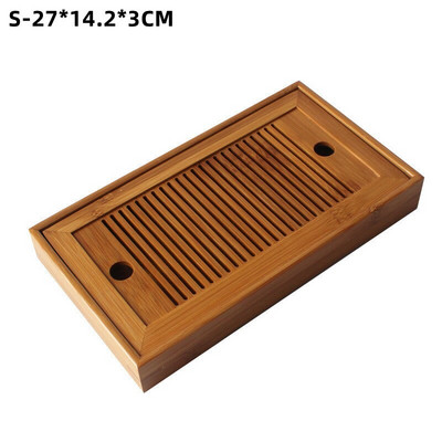 Bambusz teatálca Kínai tea tálalás Kung Fu teátálcák Asztali víztároló tálcák Száraz buborékasztal Környezetbarát kínai teaedény