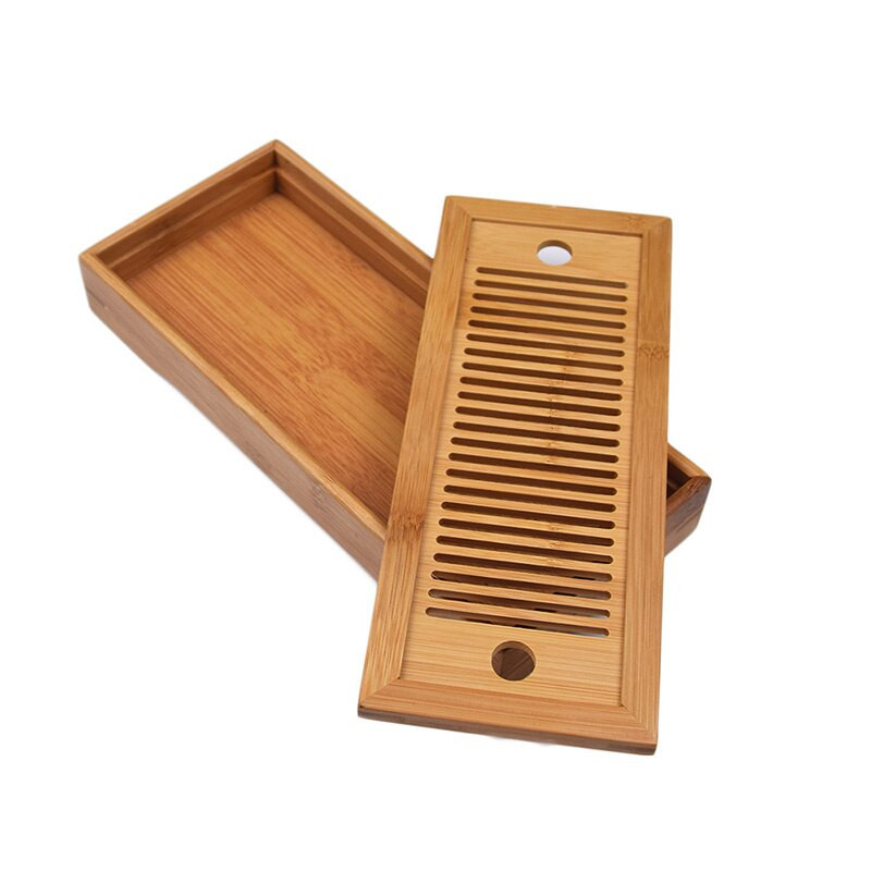 Bambusz teatálca Kínai tea tálalás Kung Fu teátálcák Asztali víztároló tálcák Száraz buborékasztal Környezetbarát kínai teaedény