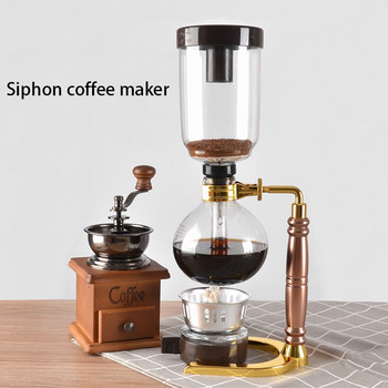 Καφετιέρα Eworld Ιαπωνικού στιλ Siphon Καφετιέρα Tea Siphon Pot Vacuum Καφετιέρα Γυαλί Τύπου Φίλτρο καφετιέρας 3 φλιτζάνια