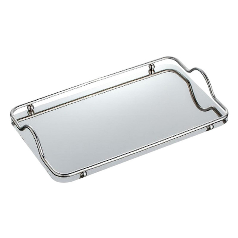 Delikatni pravokutni tanjur s voćem Ukrasno posuđe Metalne naušnice Ogrlica Izložna zdjela Posuda za dnevni boravak u hodniku