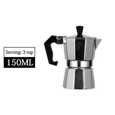 Moka Pot Италианска кафемашина Еспресо Алуминиев гейзер Кафемашина Чайник Лате печка Класическа кафеварка Аксесоари за бариста