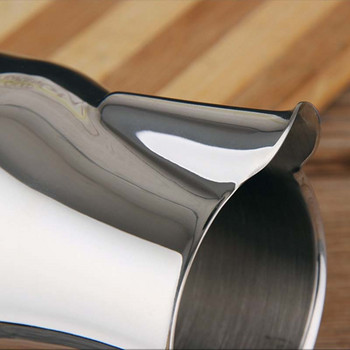 Κανάτα από ανοξείδωτο χάλυβα για αφρόγαλα Παχύ κούπες με αφρό γάλακτος καφέ Ιταλία Latte Art Jug Canta Milk Pitch Frother Cup 150350/500/700Ml